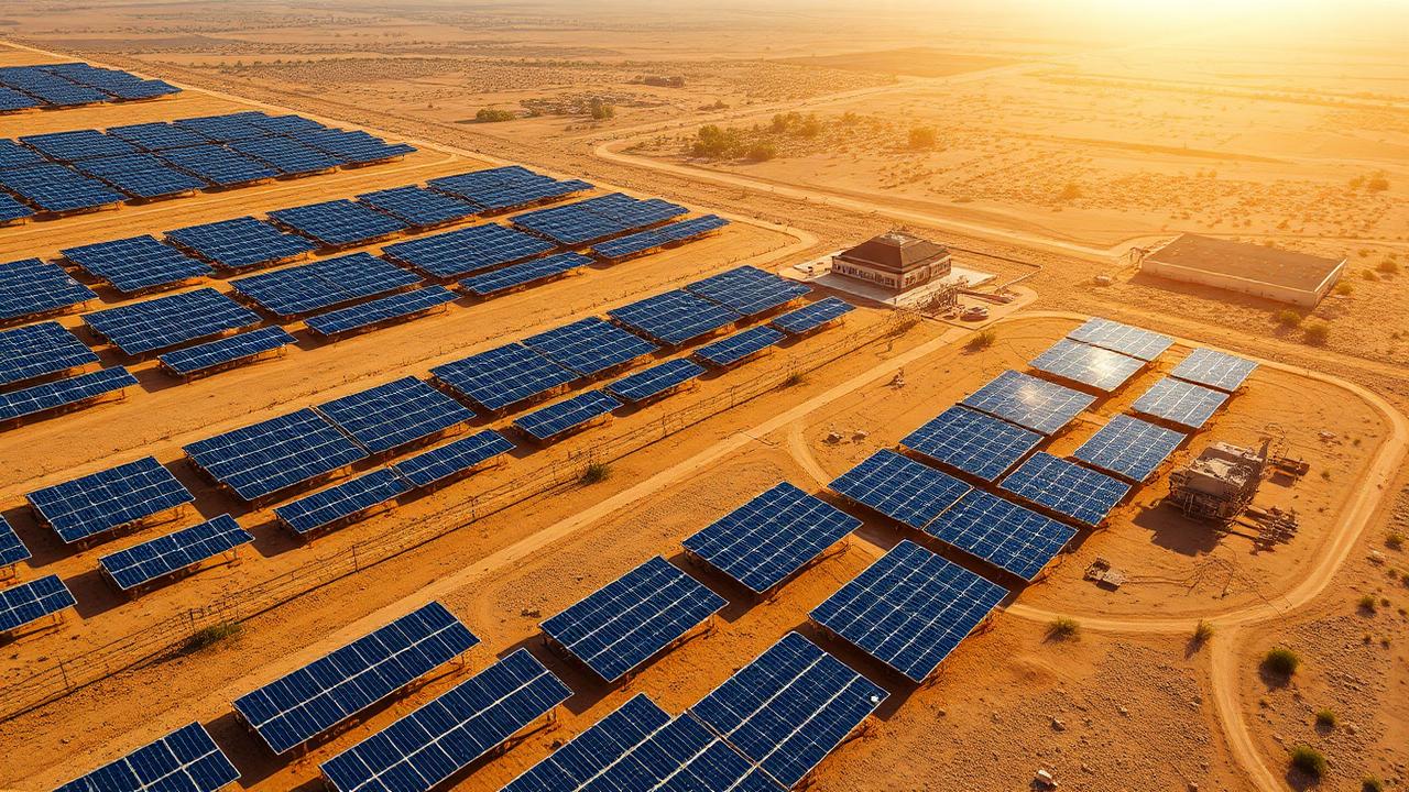 New 12 MW solar plant powers pumping stations